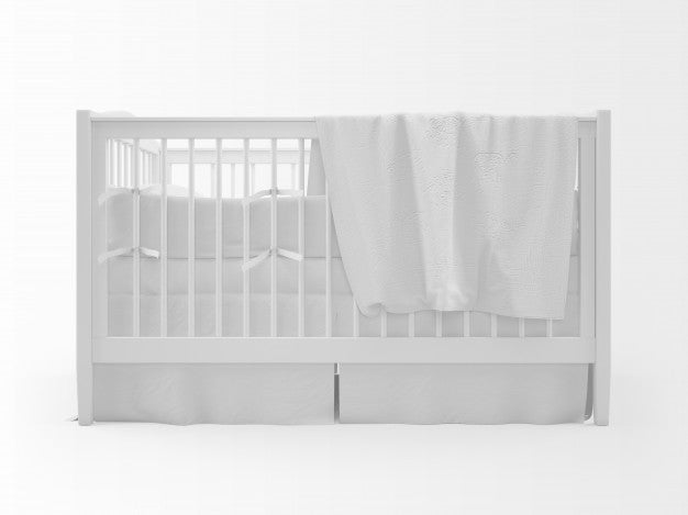 Free Realistic White Cradle Isolated On White Psd