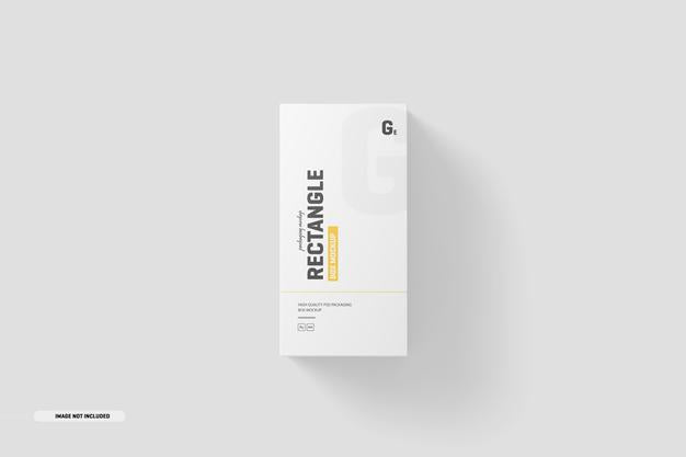 Free Rectangle Box Mockup Psd