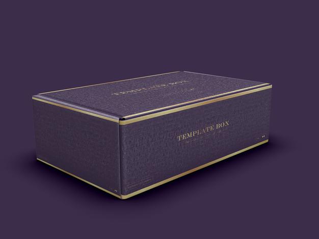 Free Rectangular Box Mockup Psd