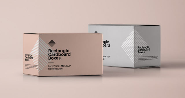 Free Rectangular Psd Box Mockup