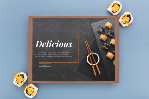 Free Restaurant Menu Concept Mock-Up Psd