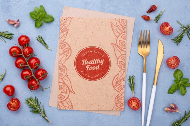 Free Restaurant Menu Concept Mock-Up Psd