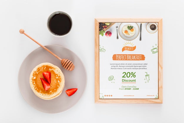 Free Restaurant Menu Concept Mockup Psd