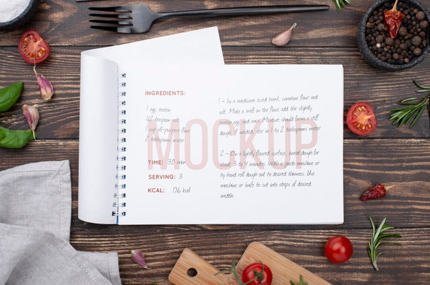 Free Restaurant Menu Concept Mockup Psd