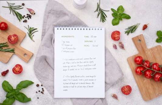 Free Restaurant Menu Concept Mockup Psd