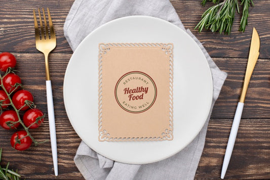 Free Restaurant Menu Concept Mockup Psd