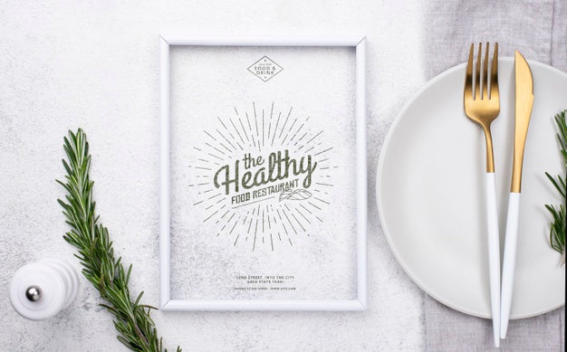 Free Restaurant Menu Concept Mockup Psd