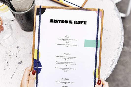 Free Restaurant Menu Mockup