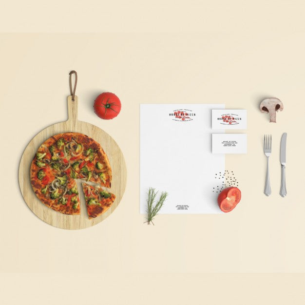 Free Restaurant Stationery Mock Up Psd