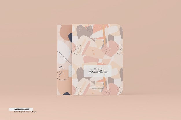 Free Round Corner Notebook Mockup Psd