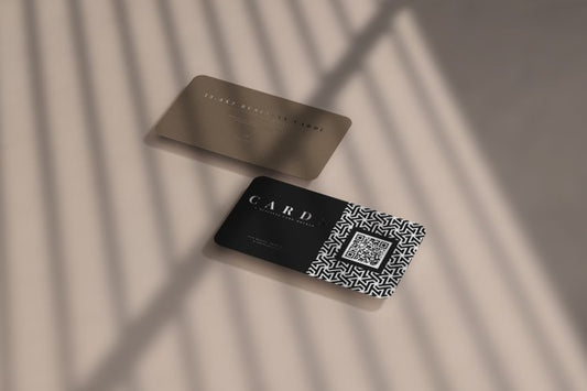 Free Rounded Corner Business Cards Mockup Psd