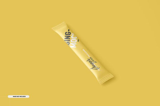 Free Sachet Stick Packaging Mockup Psd