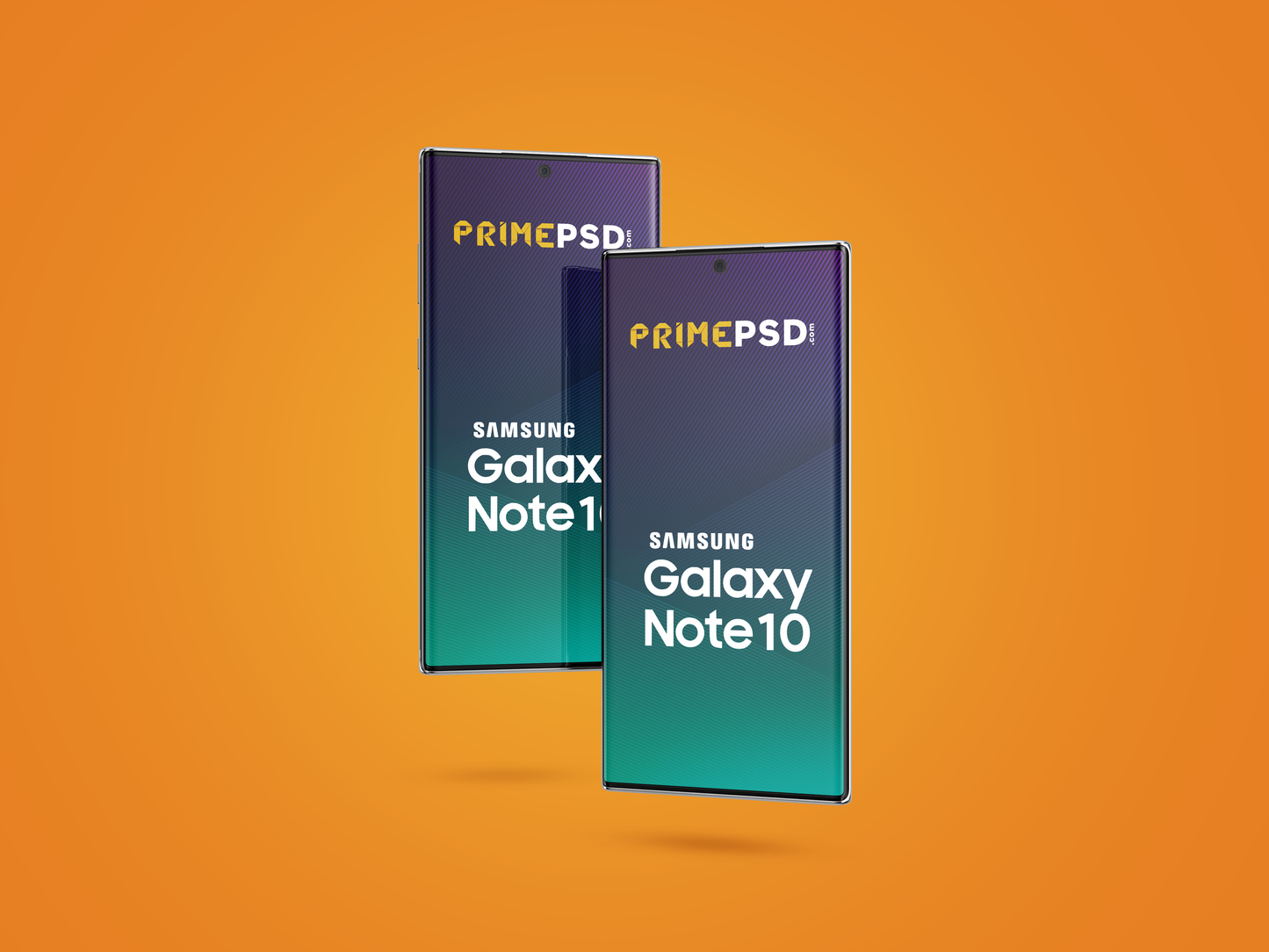 Free Samsung Galaxy S10 Floating Mockup Psd