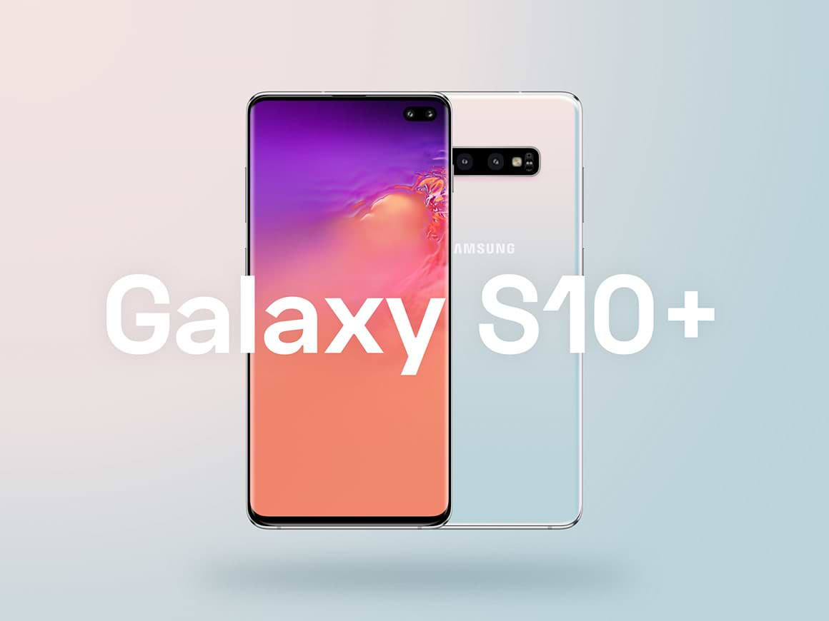 Free Samsung Galaxy S10 & S10+ Mockups