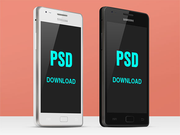 Free Samsung Galaxy S2 Psd Mockup