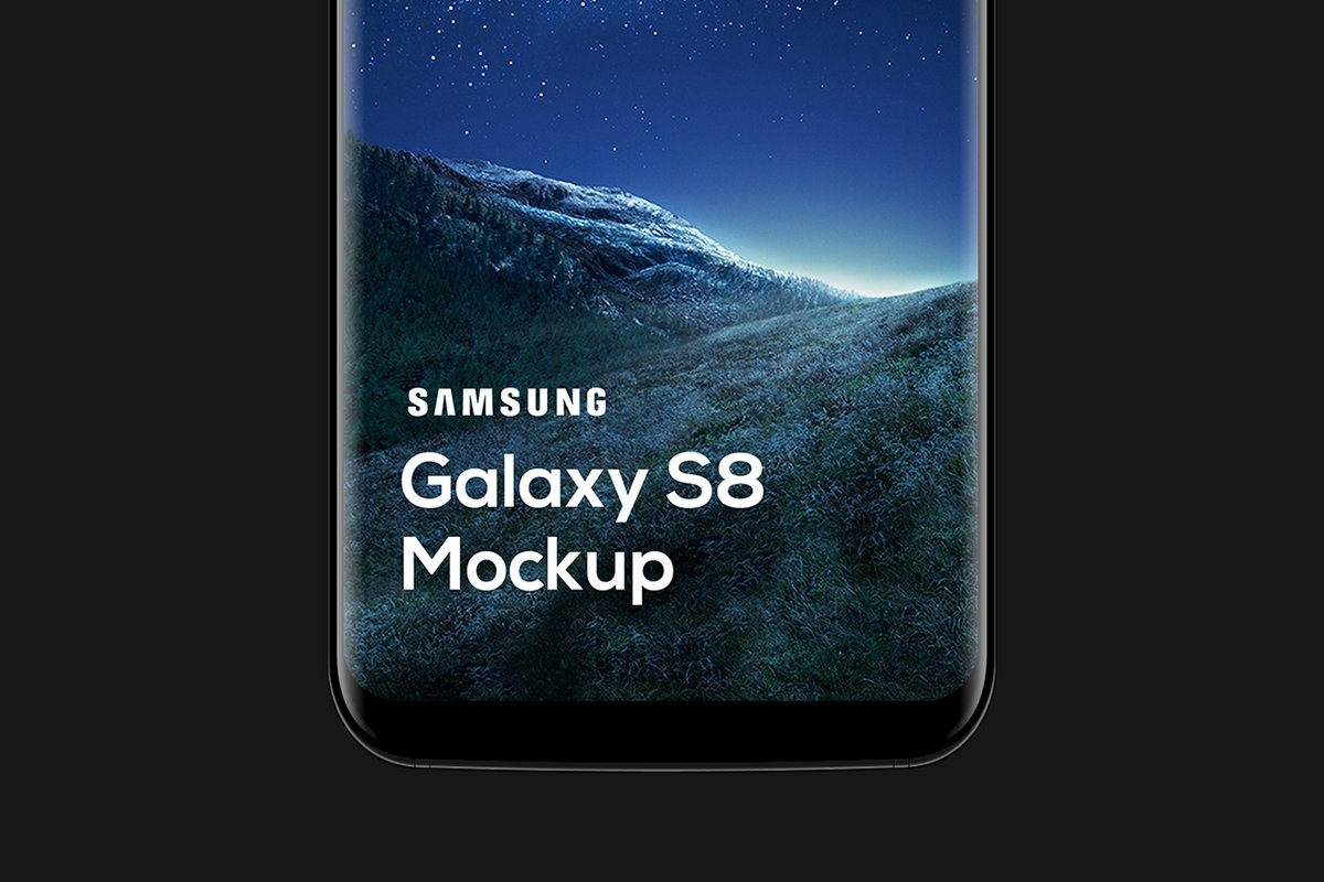 Free Samsung Galaxy S8 Mockup (Psd)