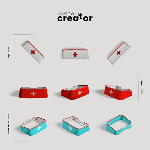 Free Scene Creator Carnival Medical Box Psd