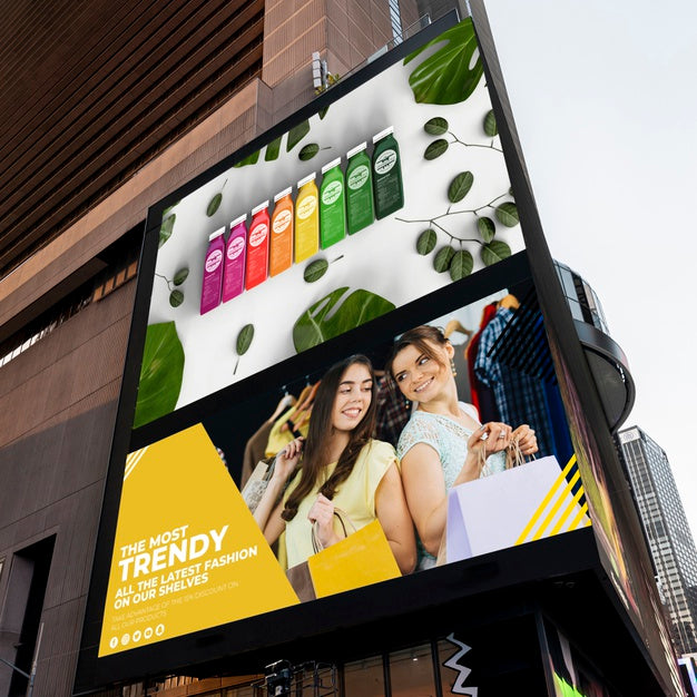 Free Set Of Billboard Mock-Ups Psd