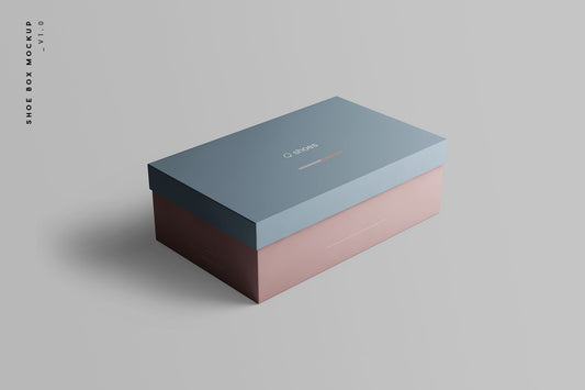 Free Shoe Box Mockup