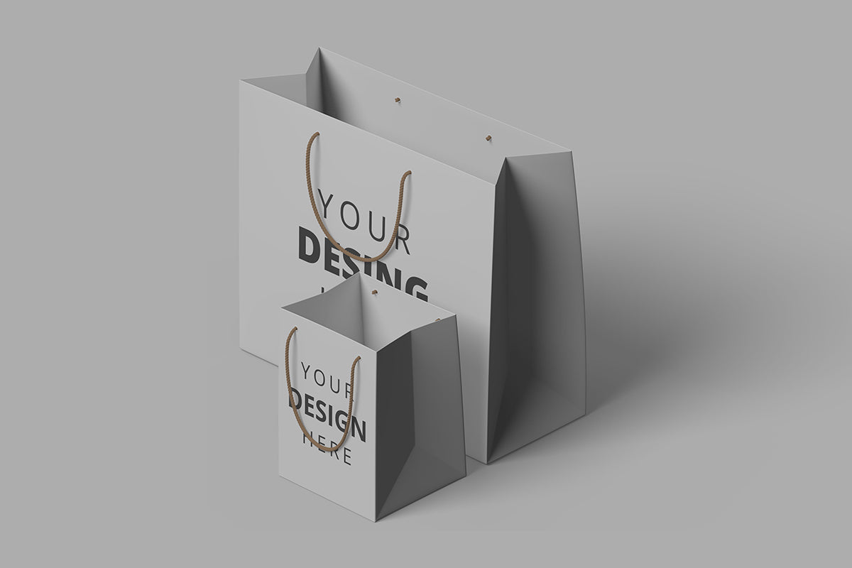 Free Shopping Bag Mockup