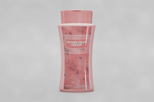 Free Shower Cream Mockup Psd