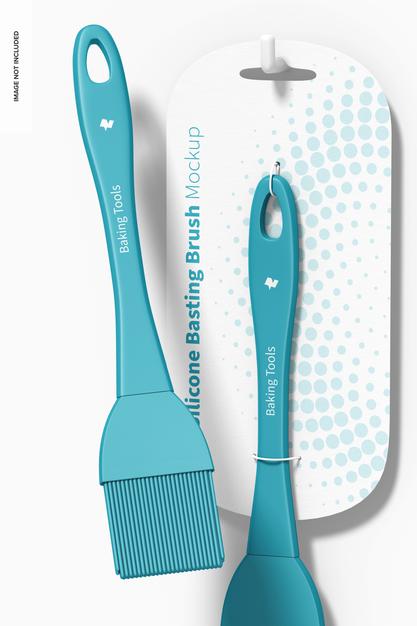 Free Silicone Basting Brushes Mockup Psd