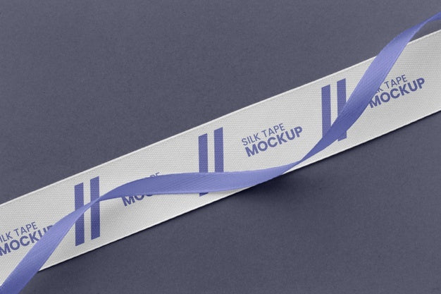 Free Silk Tape Design Mockup Psd