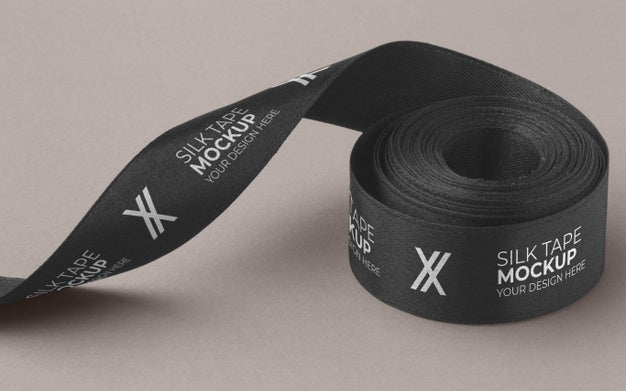 Free Silk Tape Design Mockup Psd