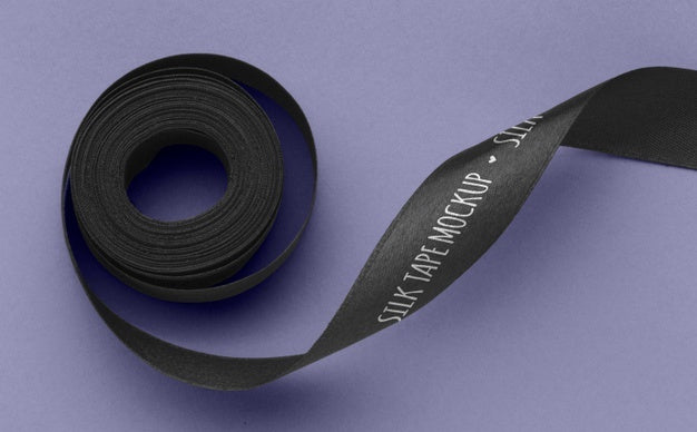 Free Silk Tape Design Mockup Psd