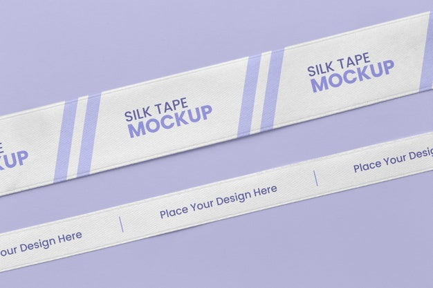 Free Silk Tape Design Mockup Psd