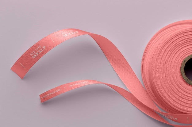 Free Silk Tape Design Mockup Psd