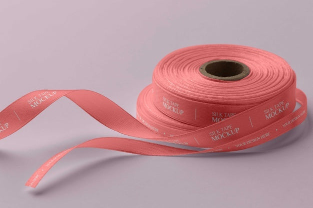 Free Silk Tape Design Mockup Psd