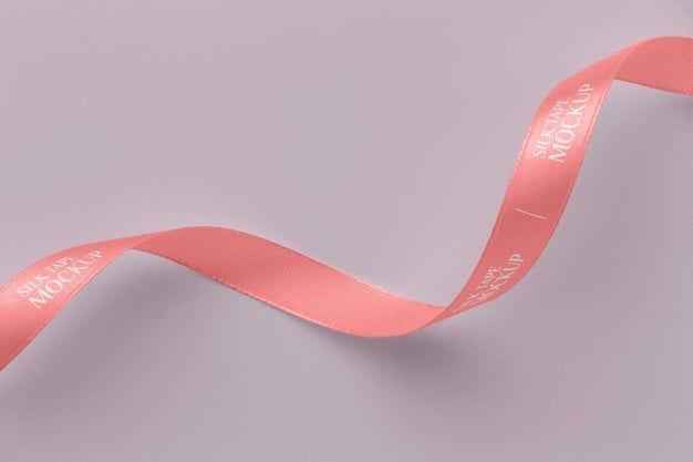 Free Silk Tape Design Mockup Psd