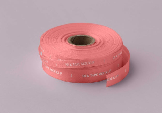 Free Silk Tape Design Mockup Psd