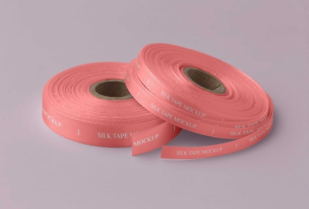 Free Silk Tape Design Mockup Psd