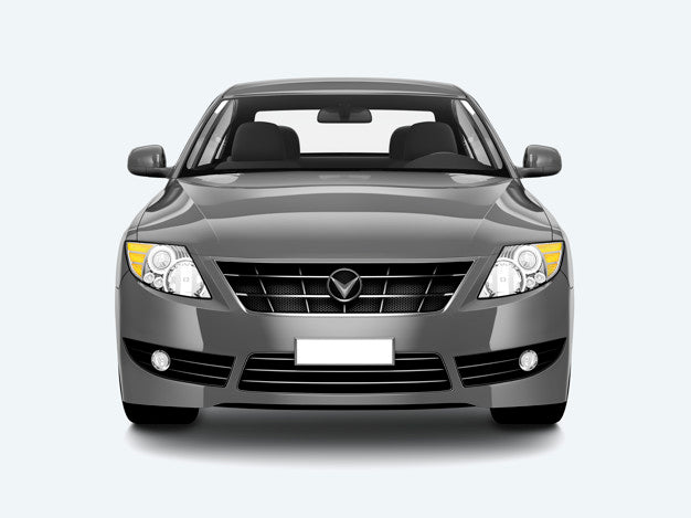 Free Silver Sedan Car Psd