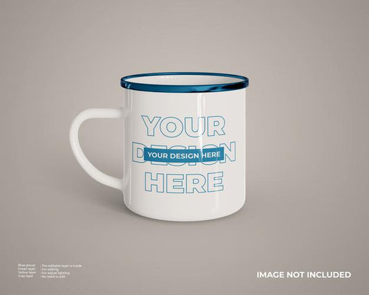 Free Simple Camp Mug Mockup Psd