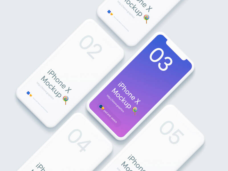 Free Simple Iphone X Mockups