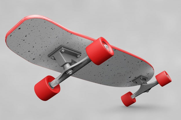 Free Skateboard Mockup Psd