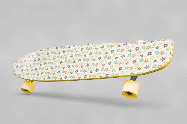 Free Skateboard Mockup Psd