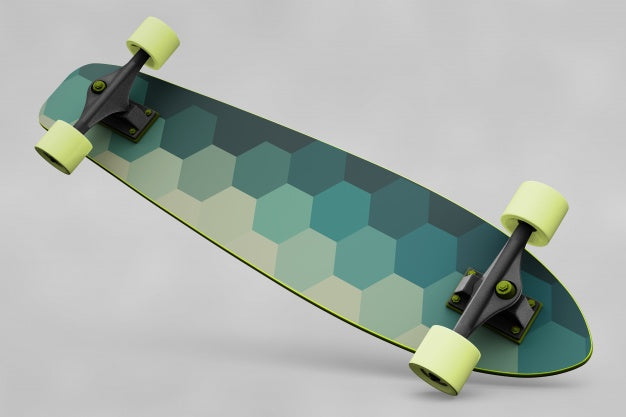 Free Skateboard Mockup Psd