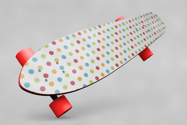 Free Skateboard Mockup Psd