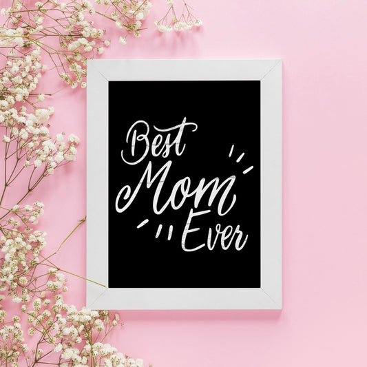 Free Slate Mockup With Mothers Day Concept Psd