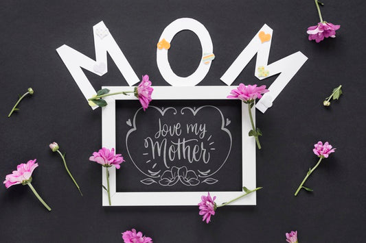 Free Slate Mockup With Mothers Day Concept Psd