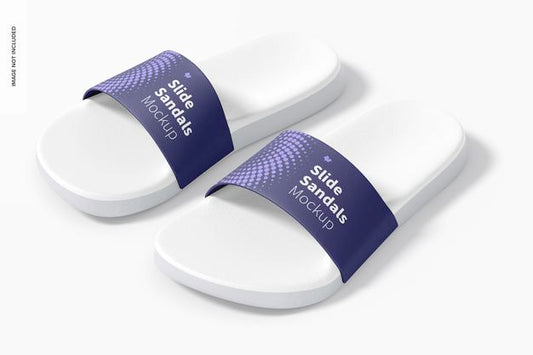 Free Slide Sandals Mockup Psd