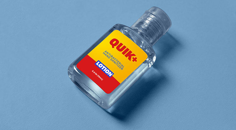 Free Small Hand Sanitizer Bottle Mockup Psd