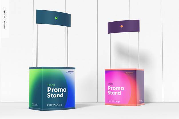 Free Small Promo Stands Mockup Psd