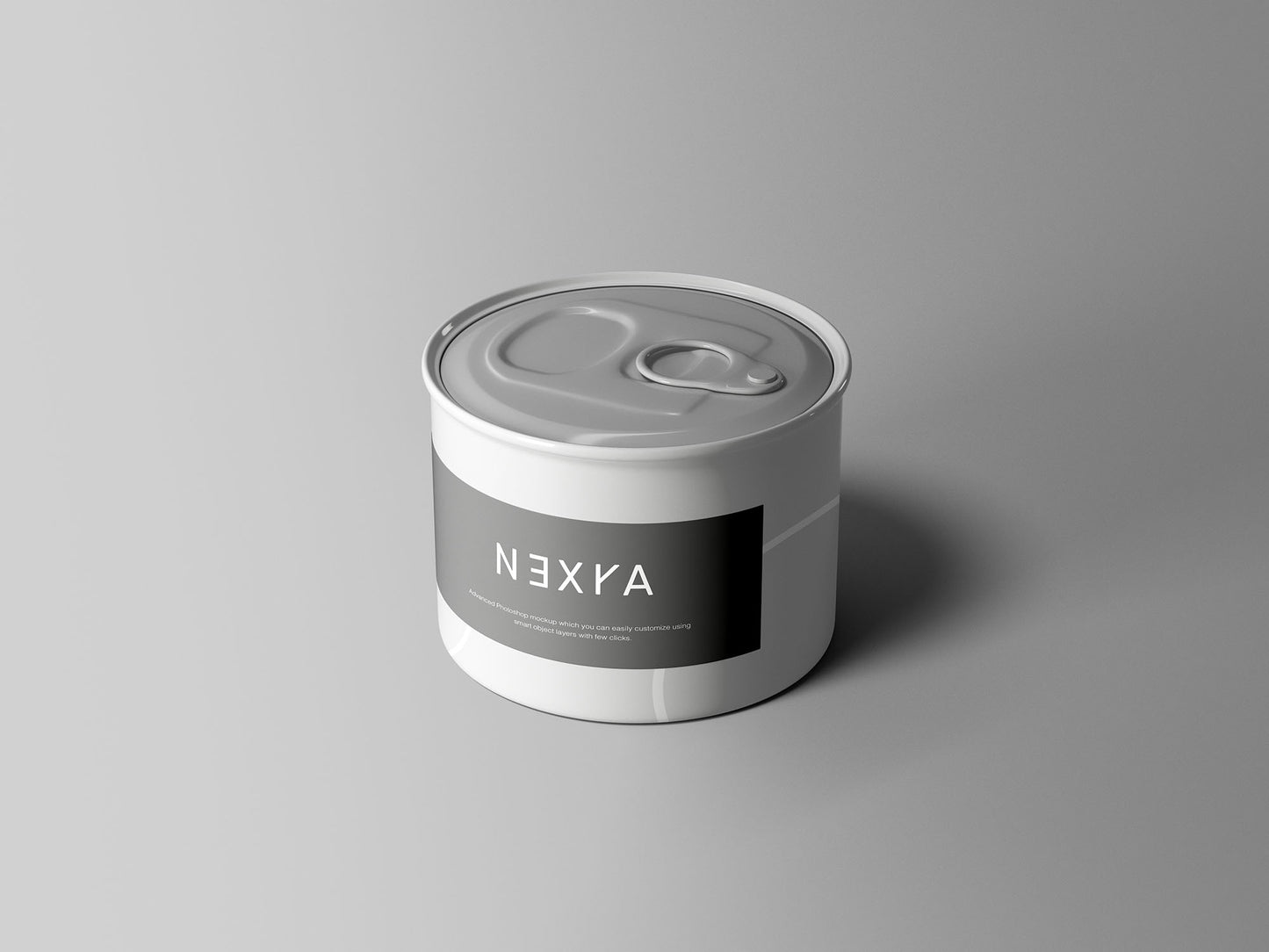 Free Small Tin Can Mockup