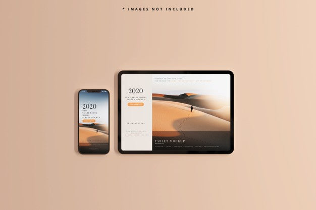 Free Smart Phone And Tablet Mockup Psd