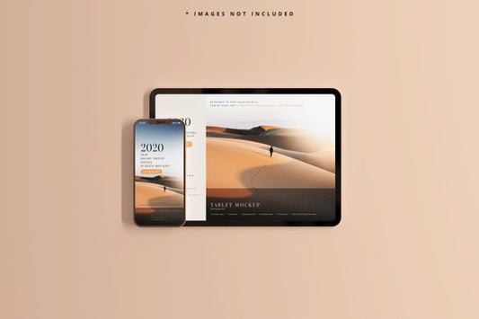 Free Smart Phone And Tablet Mockup Psd